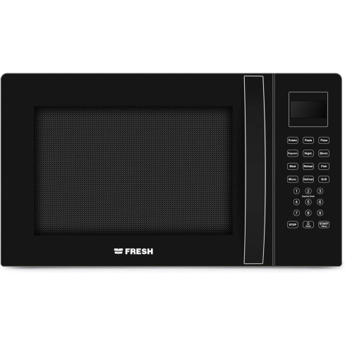ميكروويف فريش رقمي بشواية، سعة 42 لترًا، لون أسود