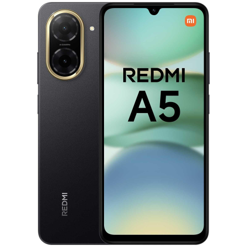 Xiaomi Redmi A5 Dual SIM, 64GB, 4GB RAM, 4G LTE - Midnight Black