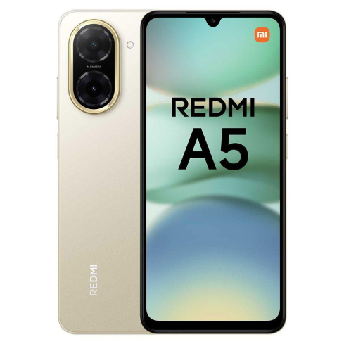 Xiaomi Redmi A5 Dual SIM, 64GB, 4GB RAM, 4G LTE - Sandy Gold