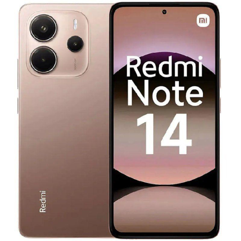 شاومي ريدمي Note 14 بشريحتين اتصال، 256 جيجابايت، 8 جيجا رام، شبكة الجيل الرابع - ذهبي