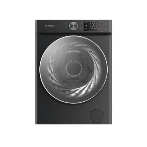 غسالة ملابس أوتوماتيك فريش 8 كجم أنفرتر موتور دفع مباشر - أسود