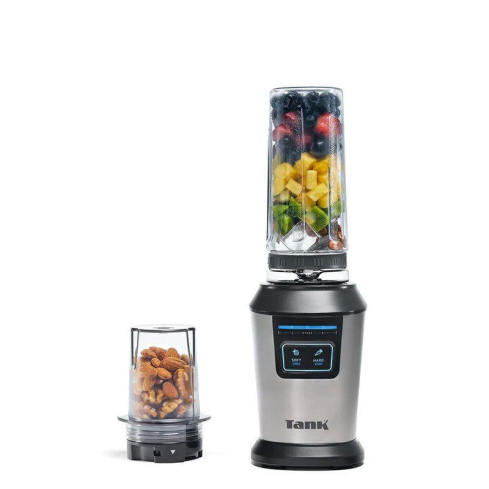 خلاط كهربائي شخصي تانك Smart، سعة 600 مل، 800 وات، اسود فضي - OK 1078