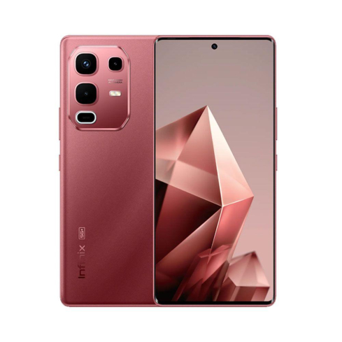 موبايل إنفينكس نوت 50 إس بشريحتين اتصال، 256 جيجابايت، 8+8 جيجا رام، شبكة الجيل الخامس - أحمر