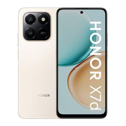Honor X7d Dual SIM, 256GB, 8GB RAM, 4G LTE - Desert Gold