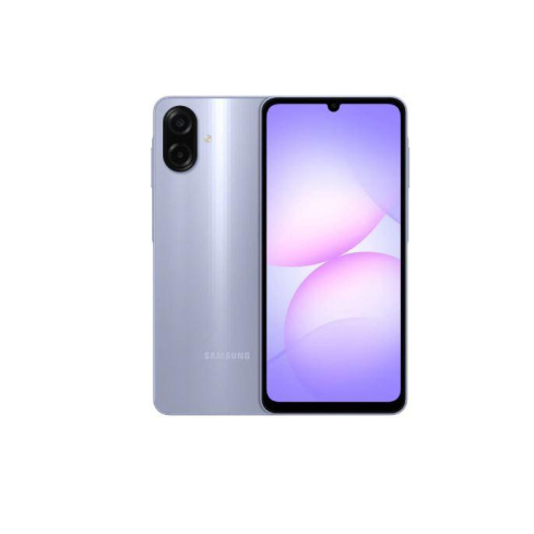 سامسونج جالكسي A07 بشريحتين اتصال، 128 جيجابايت، 6 جيجا رام، شبكة الجيل الرابع - بنفسجي فاتح