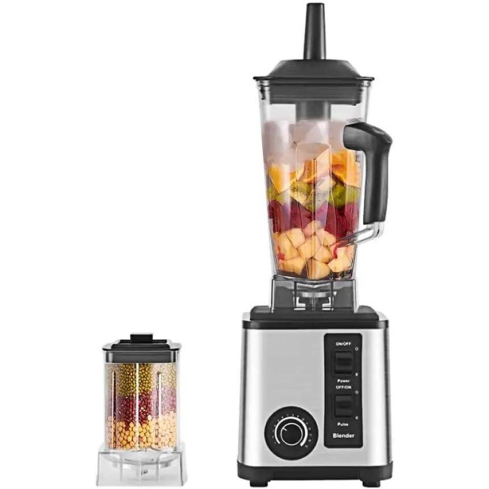 خلاط متعدد الوظائف JAMAKY 6000 واط 2.5 لتر 2 في 1 JMK4007 أسود × فضي