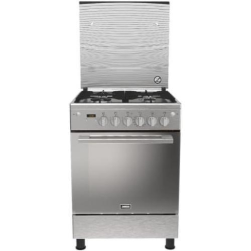 بوتجاز زانوسي Cool Max، 4 شعلة، 60 سم، فضي - ZCG64396XB