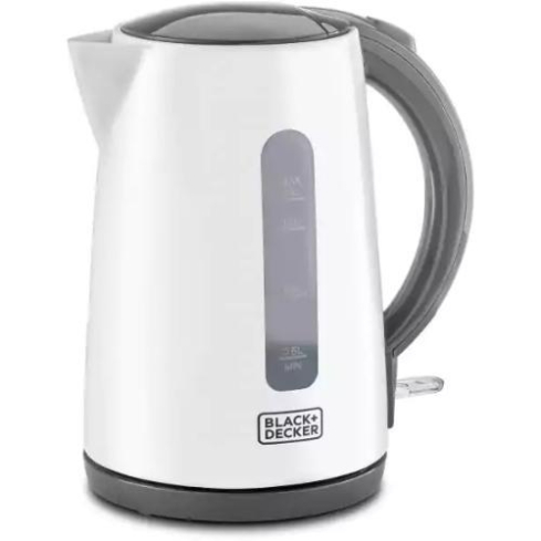 BLACK+DECKER Kettle, 2200 Watt, 1.7 Liter, White - JC70