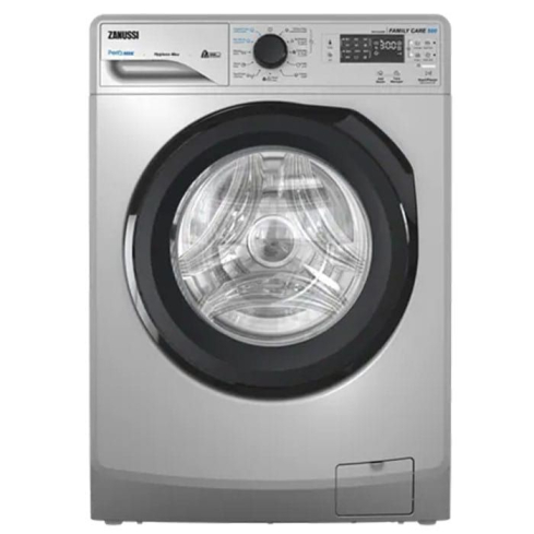 غسالة زانوسي تحميل أمامي فول أوتوماتيك بيرلا ماكس، 7 كجم، ZWF7240SB5 - فضي أسود