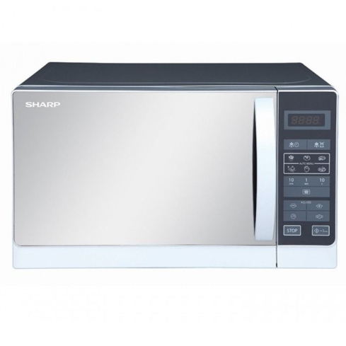 ميكروويف شارب شواية 25 لتر 900 وات 6 قوائم سيلفر R-750MR(S)