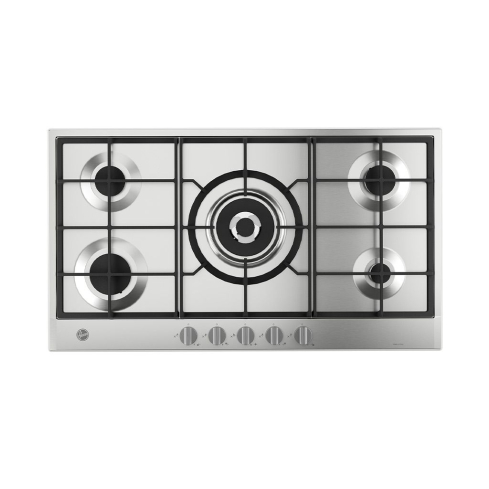 HOOVER Built-In Hob 90 x 60 - 5 Gas Burners Stainless HHG94K3X EGY