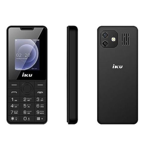 IKU S3 Black 2G Feature Phone | موبايل IKU S3 لون أسود شبكة 2G