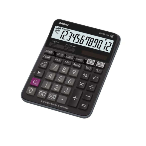 اله حاسبه كاسيو، بلس DJ-120D - اسود