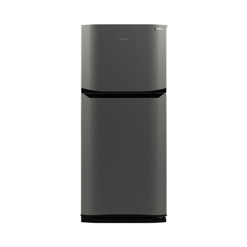 ثلاجة تورنيدو بتقنية الانفرتر، نوفروست، بابين، 296 لتر،RF-31FTV-DST - ستانلس غامق