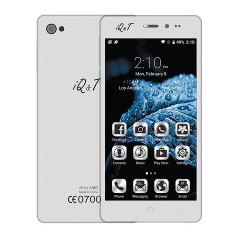 IQ&T iFOO N50 White 2G Feature Phone | موبايل IQ&T iFOO N50 لون أبيض شبكة 2G