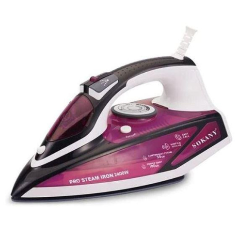 مكواة بخار ، 2400 وات، أرجواني - EL-8888- سوكاني