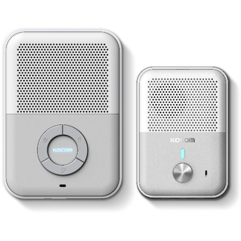 جهاز انتركم للاتصال الداخلي الصوتي كوكوم، KDP-Q81F/KD-Q81T - فضي