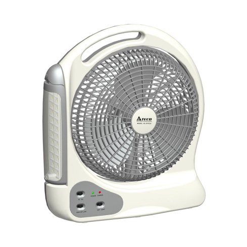 مروحة مكتب تيكو، 12 بوصة، KL-2412LA - أبيض رمادي