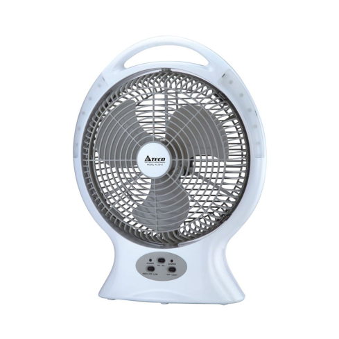 مروحة مكتب تيكو، 12 بوصة، KL-2612 - أبيض وازرق فاتح