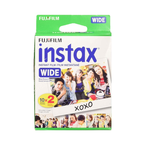 فيلم تصوير فوجي إنستاكس وايد، 20 قطعة - أبيض