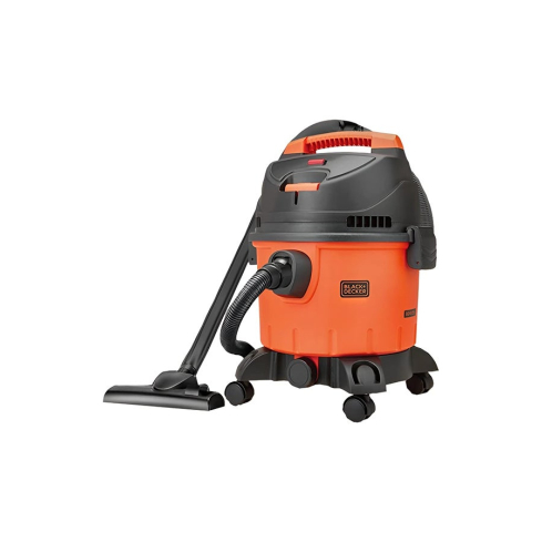 مكنسة برميلية بلاك اند ديكر بدون كيس، 1400 وات، برتقالي - WDBD15-B5