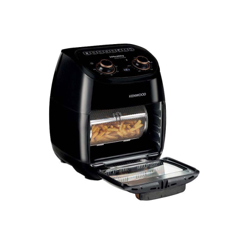 قلاية بدون زيت فرن كينوود kHealthy FryOven، سعة 11 لتر، 2000 وات، اسود - HFP90.000BK