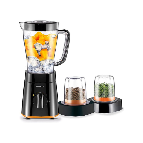 خلاط كهربائي كينوود، 1.5 لتر، 500 وات، اسود - BLP15.360BK - ضمان دولي