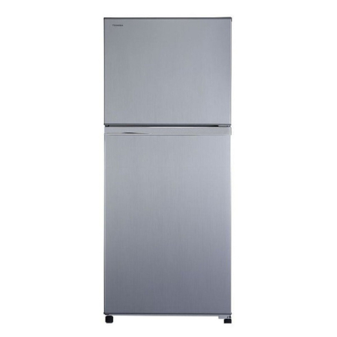 ثلاجة نوفروست توشيبا، 2 باب، سعة 355 لتر، GR-EF40PT-SL - فضي