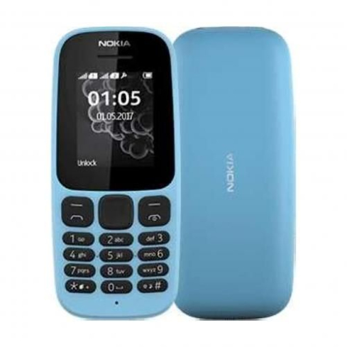 Nokia 105 Blue 2G Feature Phone | موبايل نوكيا 105 لون أزرق شبكة 2G