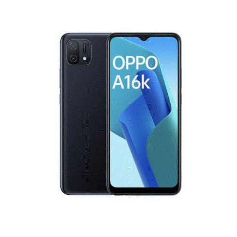 Oppo A16k 32 GB 3GB RAM Black 4G LTE Smartphone | موبايل اوبو A16k 32 جيجا رام 3 جيجا لون أسود شبكة 4G LTE