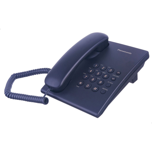 تليفون أرضي بسلك بناسونيك ، KX-TS500FXB - أسود