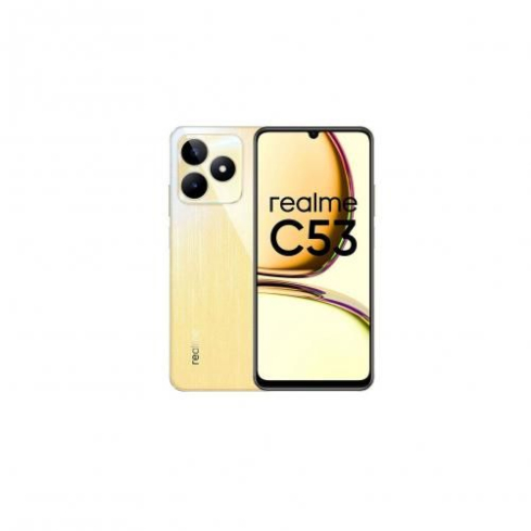 Realme C53 128 GB 6GB RAM Gold 4G LTE Smartphone | موبايل ريلمي C53 128 جيجا رام 6 جيجا لون ذهبي شبكة 4G LTE