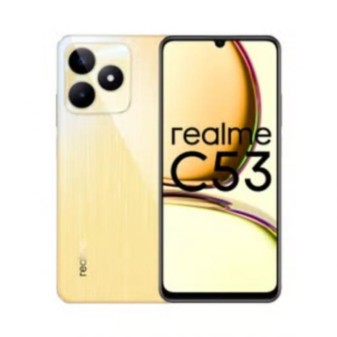 Realme C53 128 GB 6GB RAM Gold 4G LTE Smartphone | موبايل ريلمي C53 128 جيجا رام 6 جيجا لون ذهبي شبكة 4G LTE