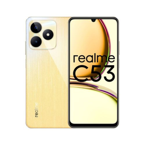 Realme C53 256 GB 8GB RAM Gold 4G LTE Smartphone | موبايل ريلمي C53 256 جيجا رام 8 جيجا لون ذهبي شبكة 4G LTE