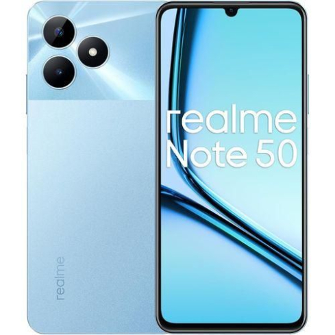 Realme Note 50 64 GB 3GB RAM Sky Blue 4G LTE Smartphone | موبايل ريلمي Note 50 64 جيجا رام 3 جيجا لون أزرق شبكة 4G LTE