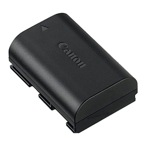 بطارية كاميرا كانون ليثيوم أيون قابلة لإعادة الشحن، 1600 مللي امبير، LP-E6 - اسود