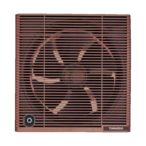 شفاط حمام تورنيدو مقاس 20 سم شبكة للحماية والخصوصية بني TVS-20NM