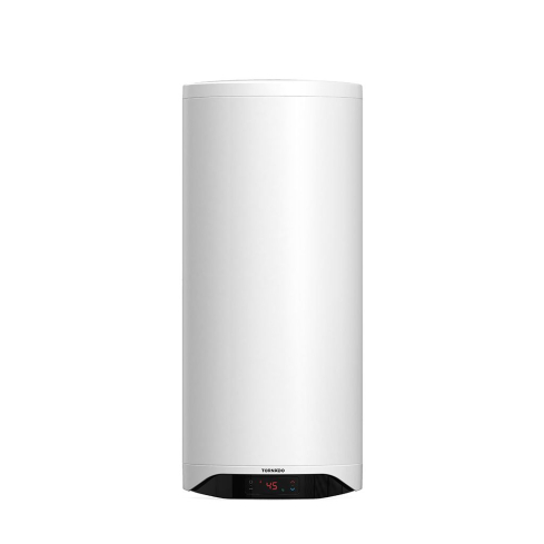 سخان مياه تورنيدو كهرباء 100 لتر إينامل ديجيتال أبيض TEEE-100DW
