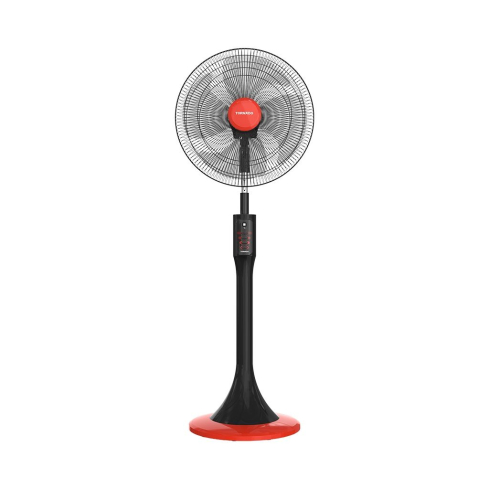 مروحة استاند تورنيدو 18 بوصة 4 ريشة أسود × أحمر TSF-18MB