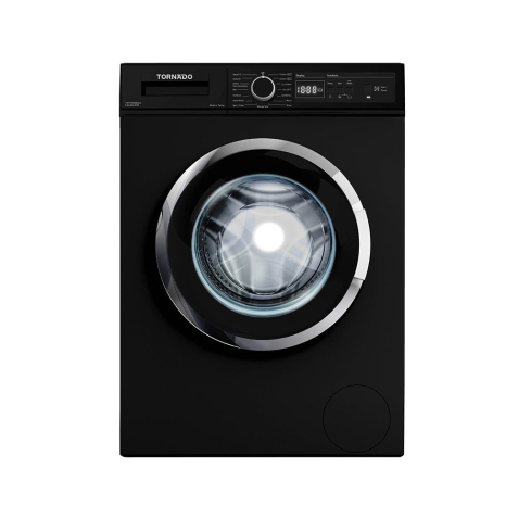 غسالة ملابس تورنيدو فول أوتوماتيك 6 كجم أسود TWV-FN68BKOA