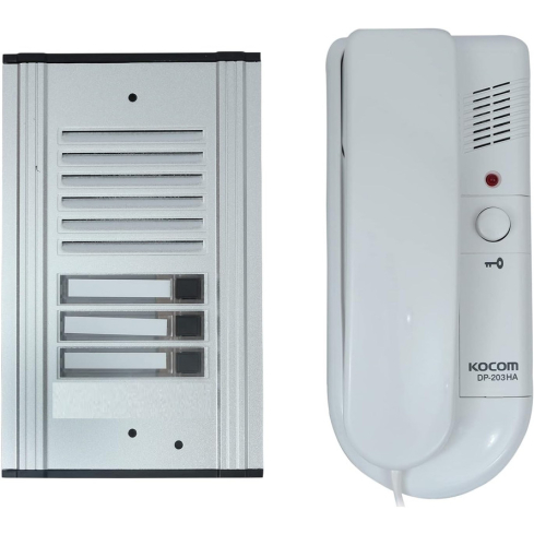 انتركم للاتصال الداخلي كوكوم، خط EA3، موديل DP-203HA/MSD-3B - ابيض