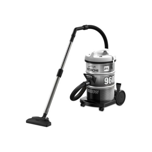 مكنسة برميل هيتاشي، 2200 وات، بلاتينيوم رمادي - CV-960F