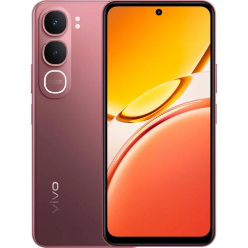 فيفو هاتف Y21D بشريحتين، 6 جيجابايت ذاكرة داخلية، 128 جيجابايت رام، 4G LTE، أحمر