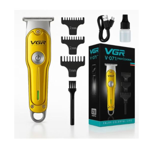 ماكينة قص شعر في جي آر بروفيشنال ستانلس ستيل، V-071 - ذهبي