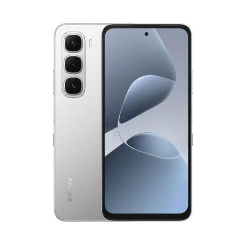 انفينيكس هوت 60i شريحتين، 6+6 جيجابايت رام، 128 جيجابايت، 4G، تيتانيوم فضي