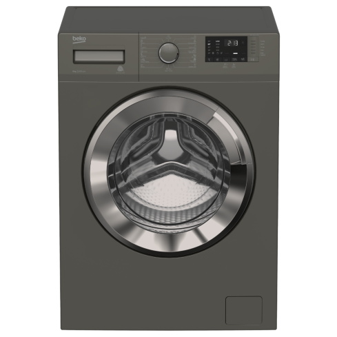 غسالة ملابس بيكو فول اوتوماتيك بتقنية الانفرتر، تحميل امامي، 8 كجم، رمادي - WTV8612XMCI941900