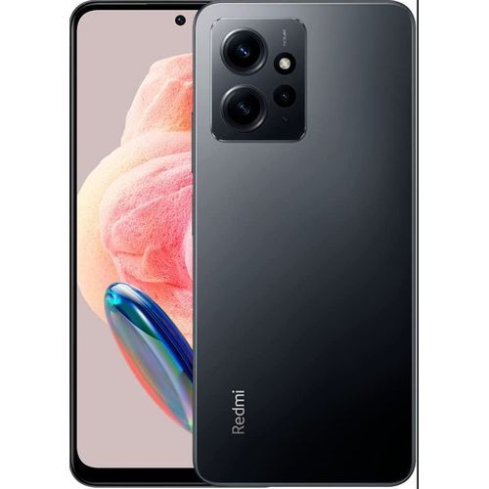Xiaomi Redmi Note 12 128 GB 6GB RAM Onyx Grey 4G LTE Smartphone | موبايل شاومي Redmi Note 12 128 جيجا رام 6 جيجا لون رمادي شبكة 4G LTE