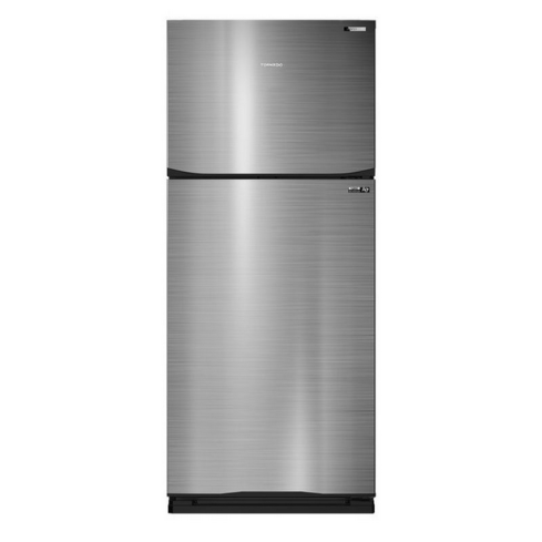 ثلاجة تورنيدو انفرتر نوفروست 396 لتر استانلس غامق RF-480TV-DST