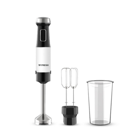 خلاط يدوي متعدد الاستخدام فريش HB-1100N، سعة 800 مل، 1100 وات، اسود وابيض - Fresh-500017439