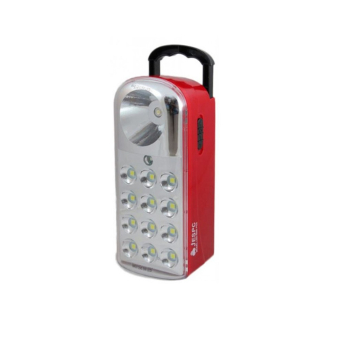 Jespc 5000 Rechargeable LED Emergency Light - Red